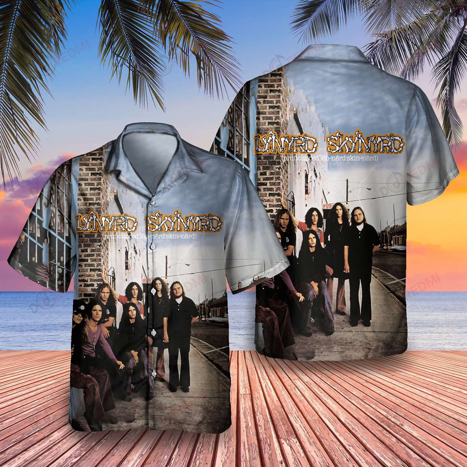 HOT Lynyrd Skynyrd Band Pronounced Leh-Nerd ‘Skin-‘Nerd Hawaii Shirt