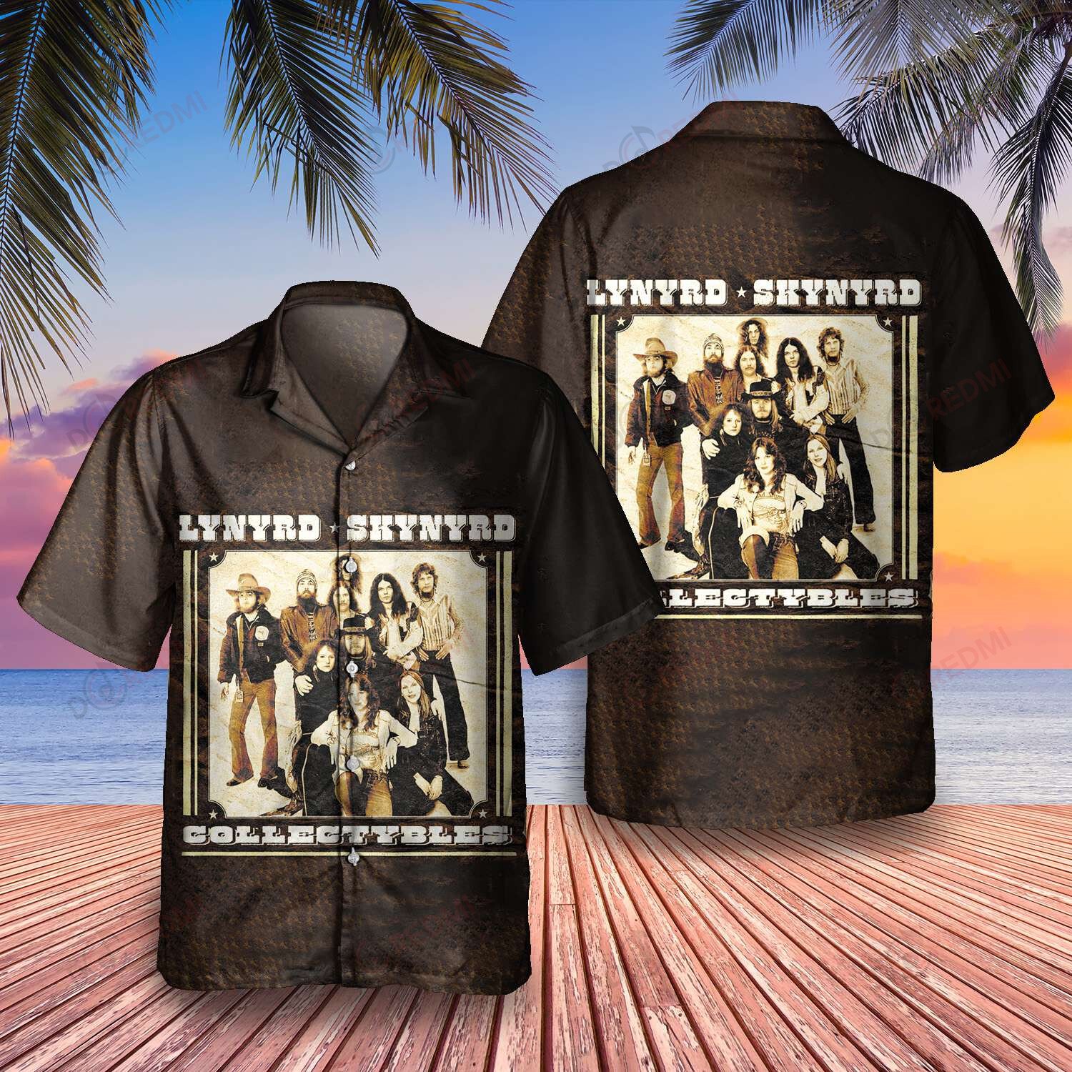 HOT Lynyrd Skynyrd Band Collectybles Hawaii Shirt