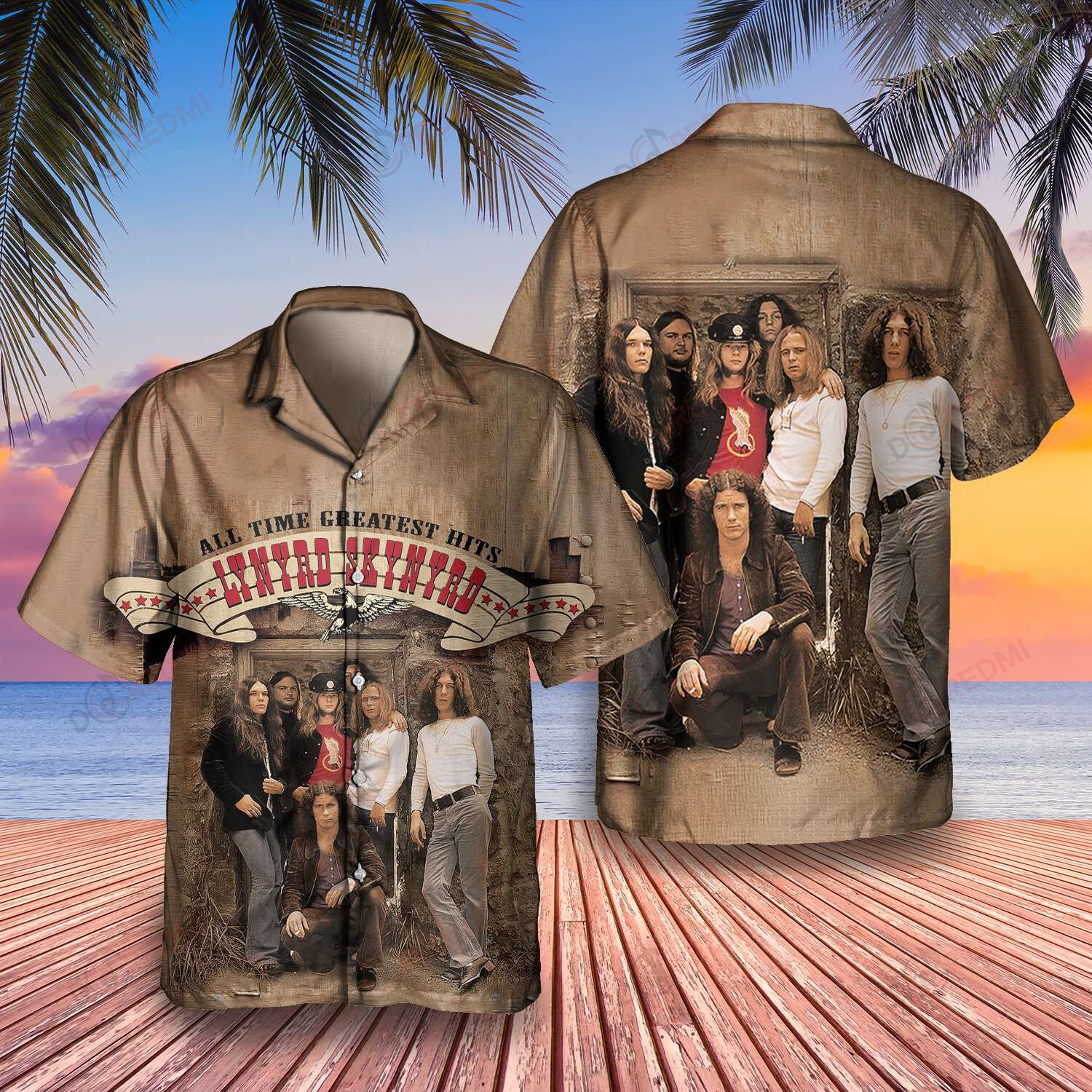HOT Lynyrd Skynyrd Band Greatest Hits Hawaii Shirt