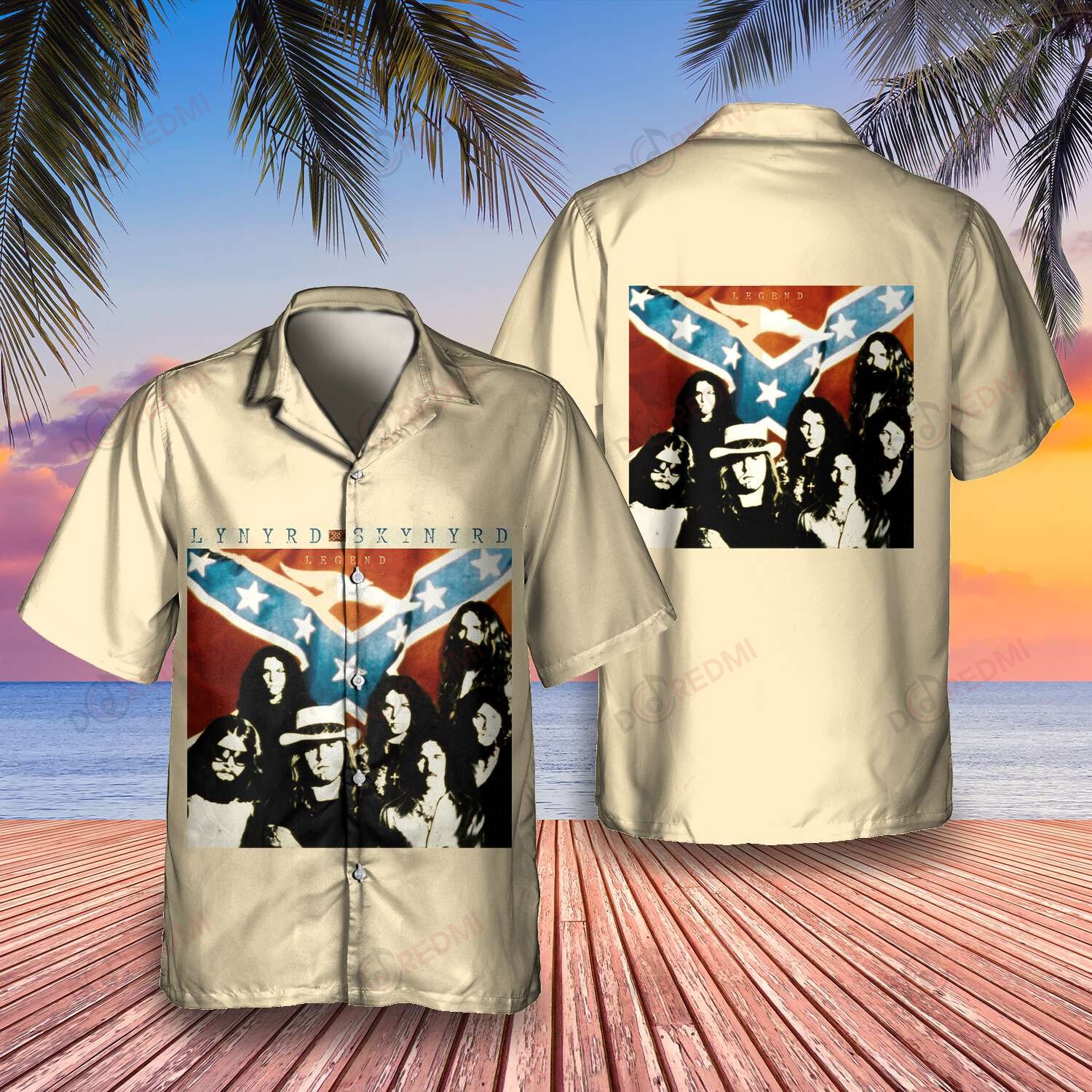 HOT Lynyrd Skynyrd Band Legend Hawaii Shirt