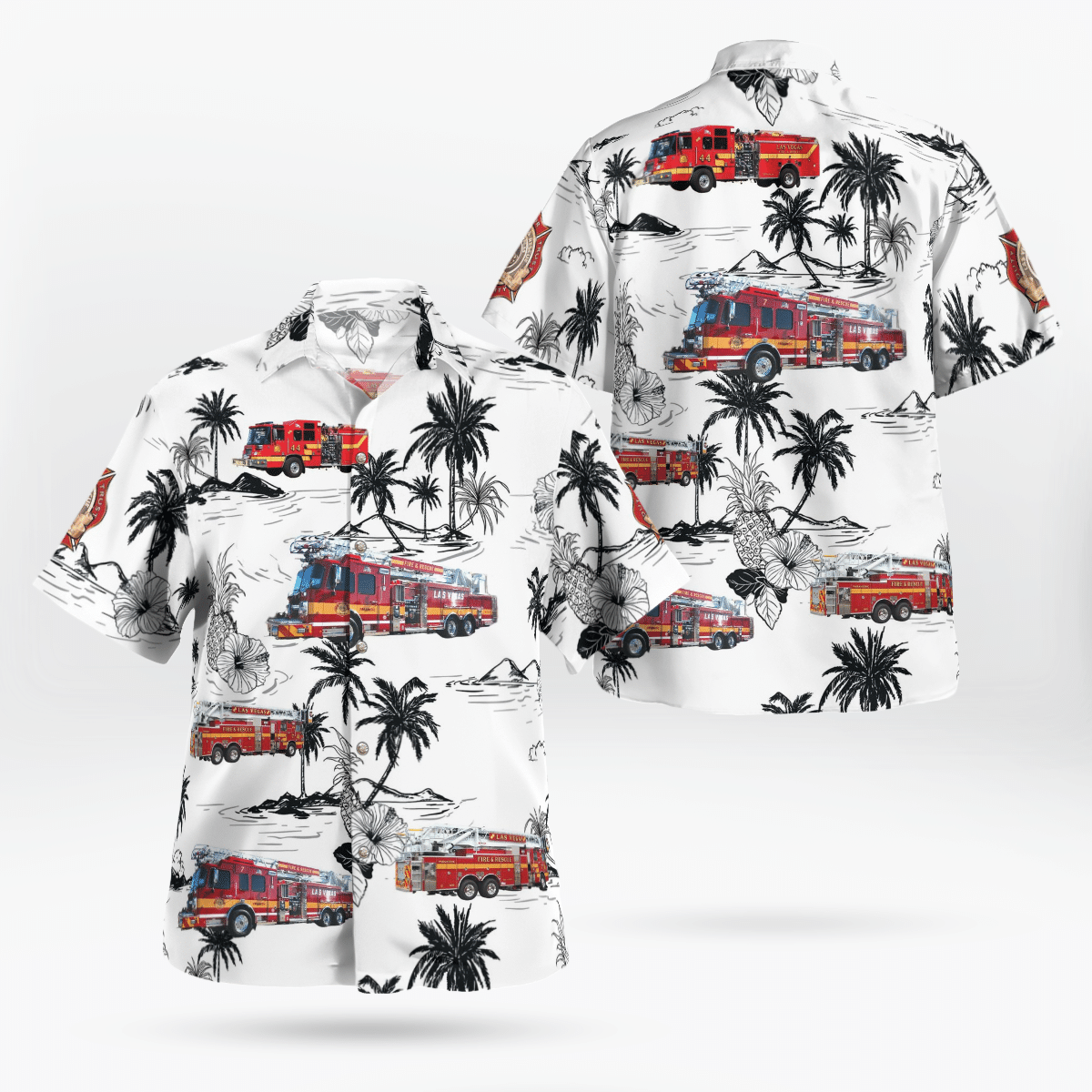 HOT Las Vegas Fire & Rescue Hawaiian Shirt