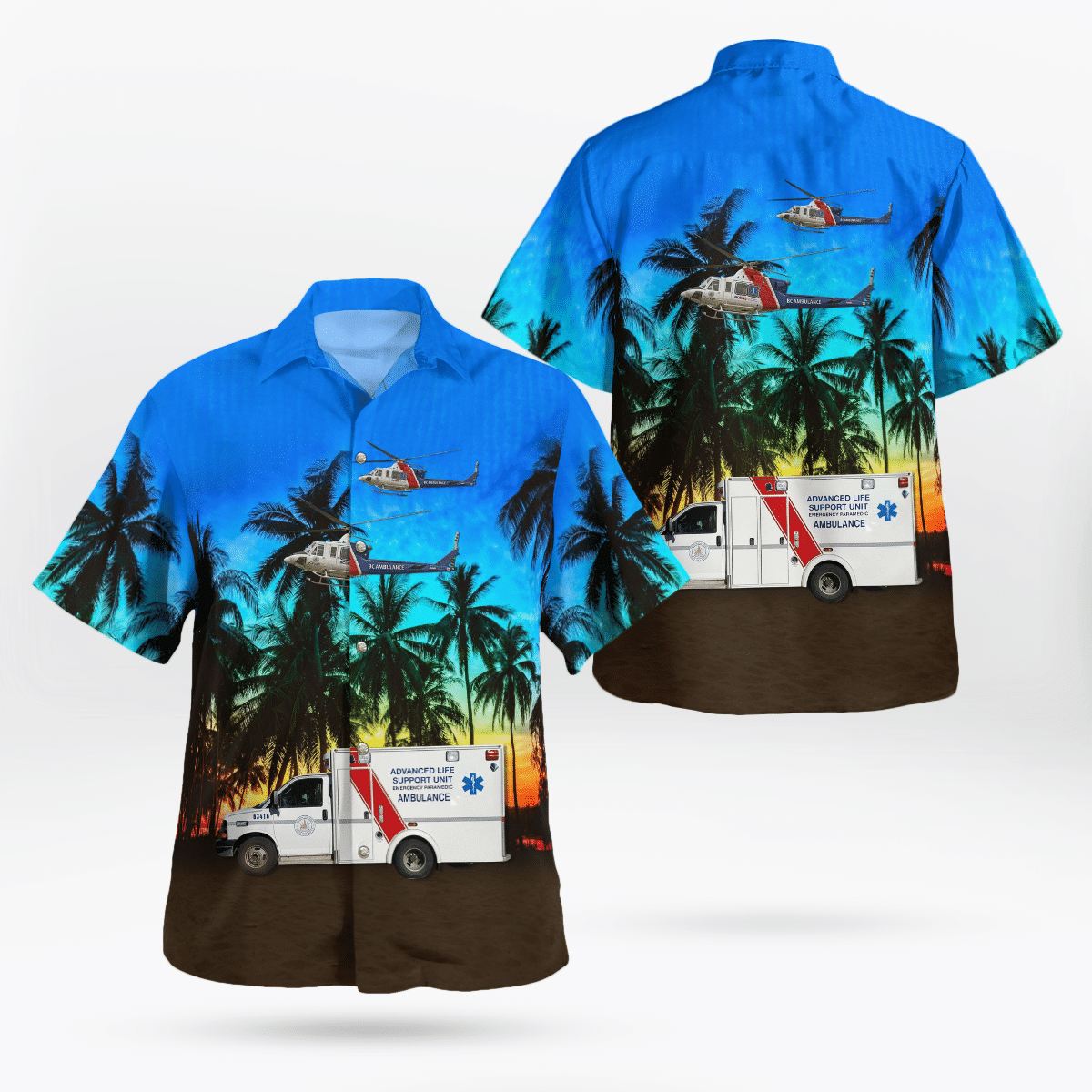 HOT BC Ambulance Service Hawaiian Shirt