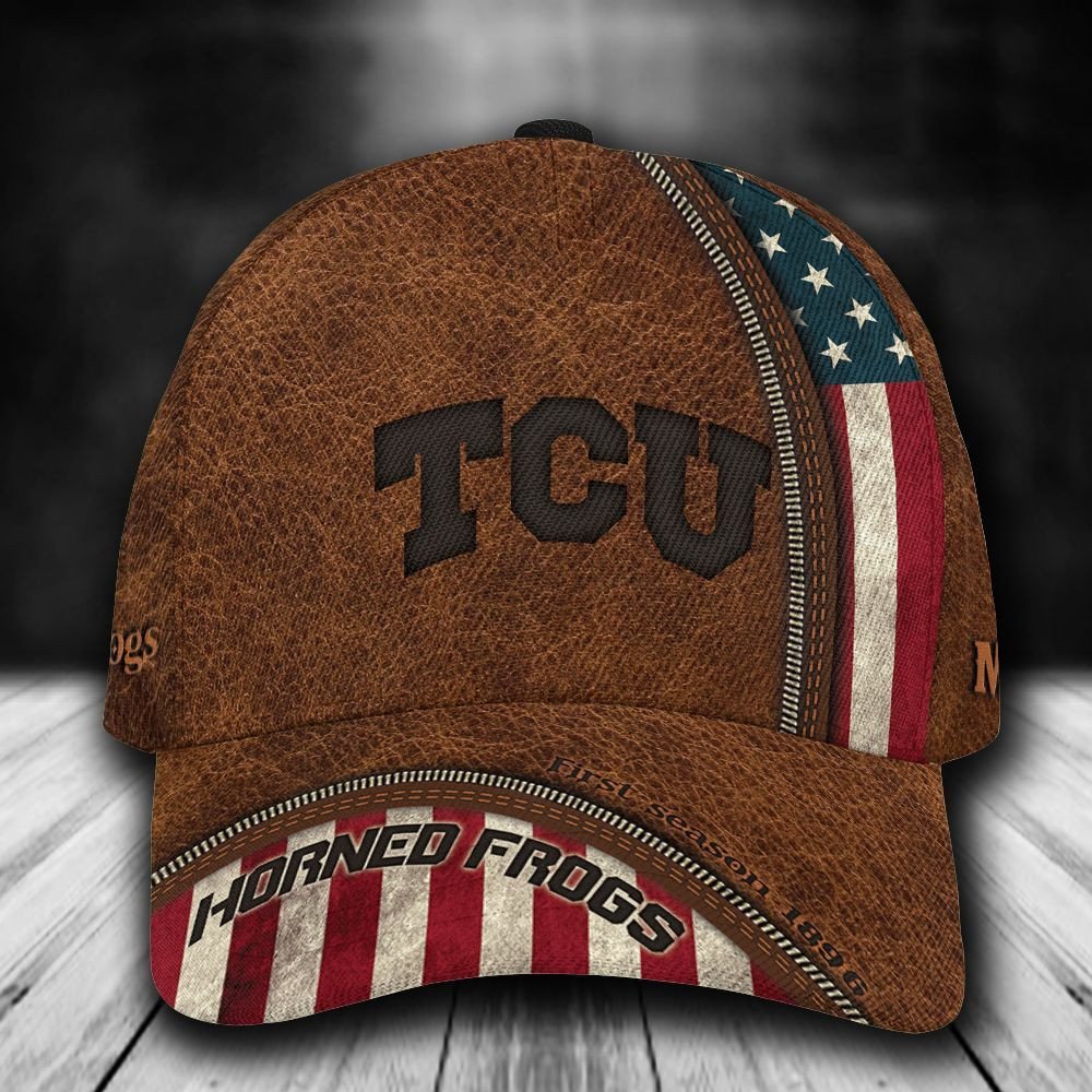 HOT TCU Horned Frogs NCAA Custom name Hat