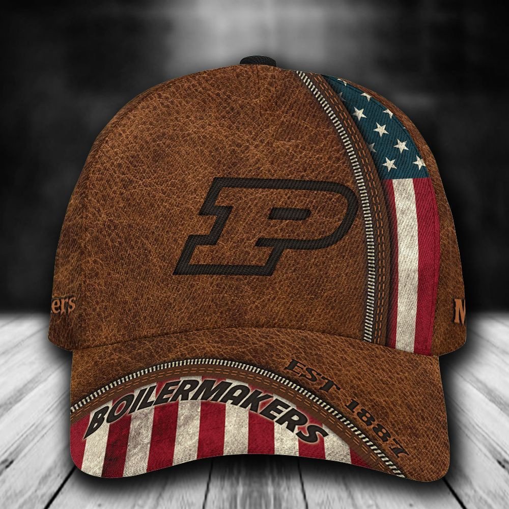 HOT Purdue Boilermakers NCAA Custom name Hat