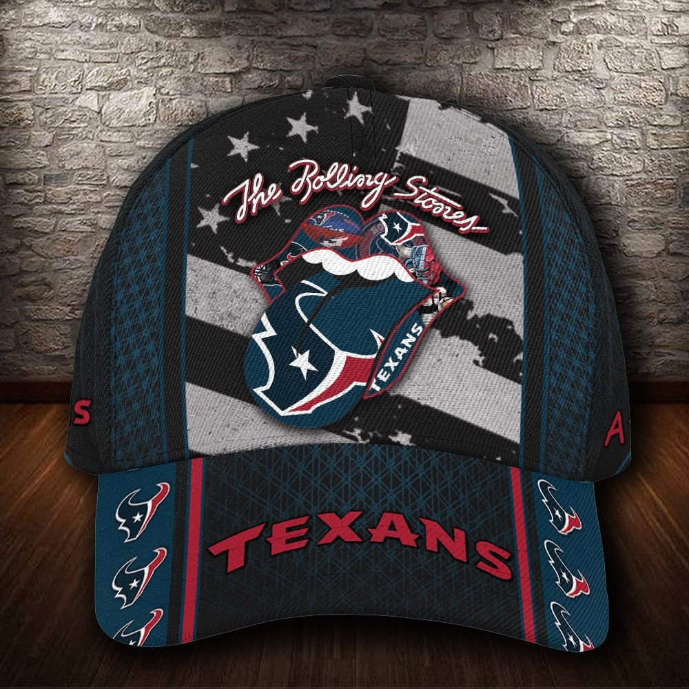 BEST Personalized Houston Texans The Rolling Stones custom Hat