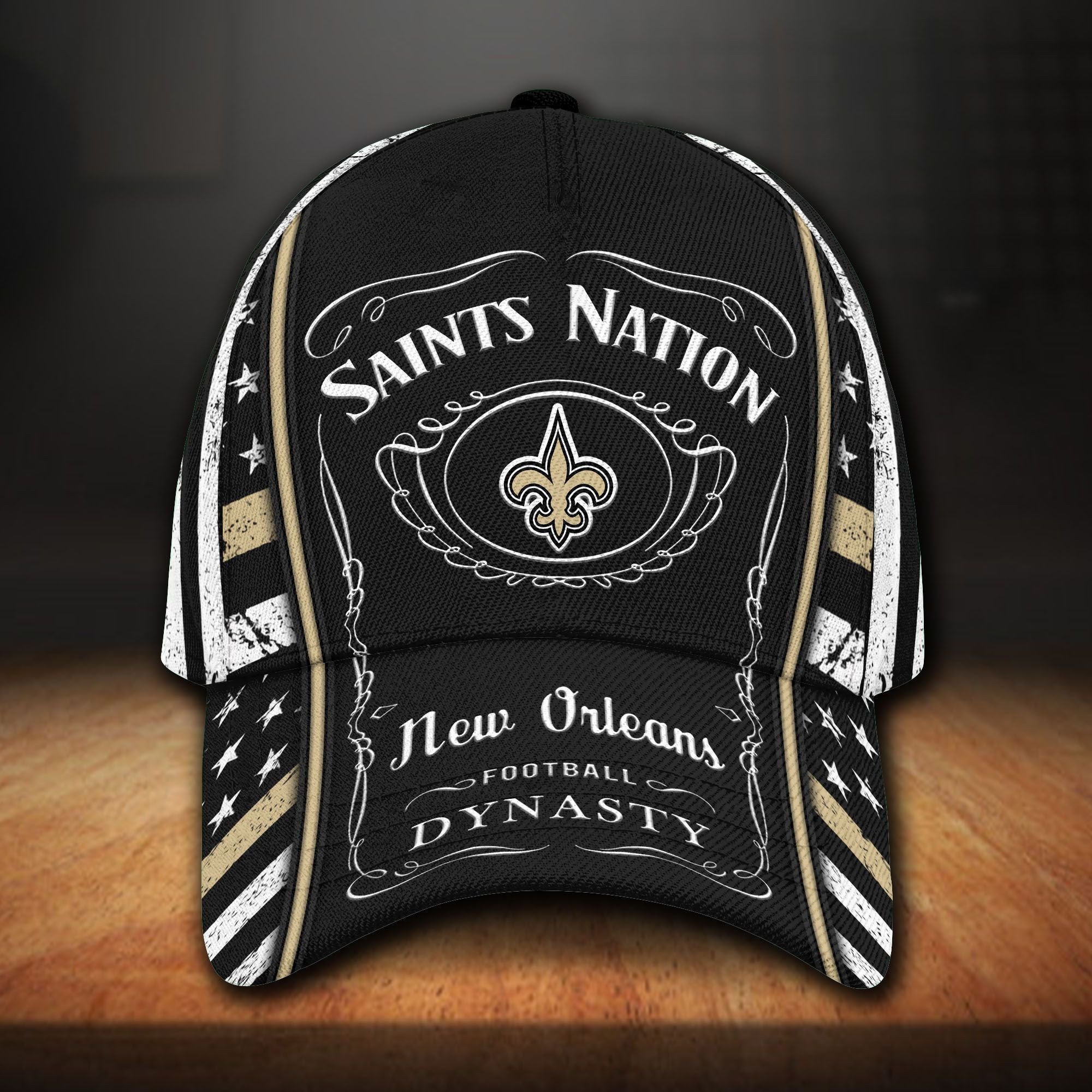 BEST New Orleans Saints Nation Football Dynasty Jack Daniel Hat