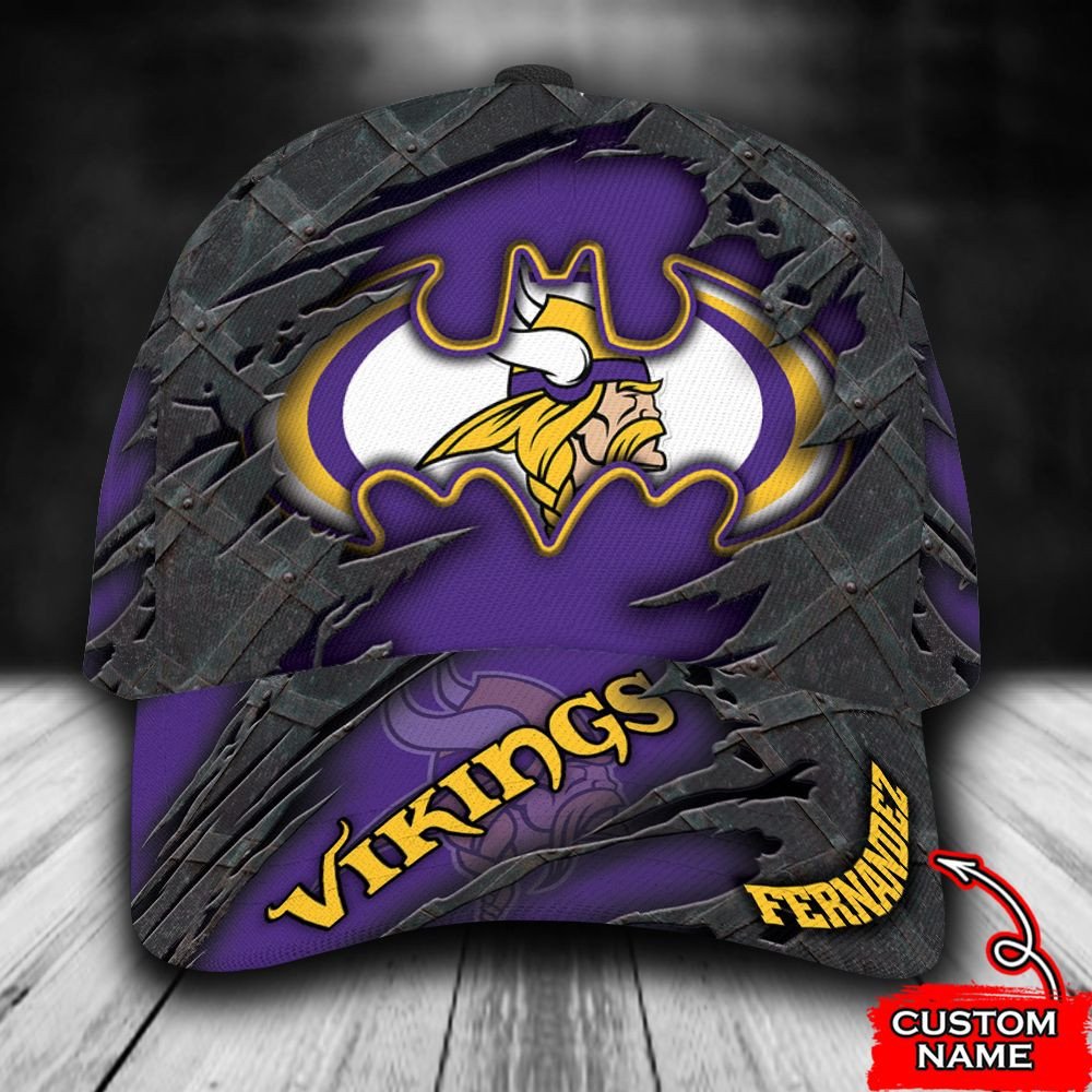 BEST Personalized Minnesota Vikings Batman custom Hat