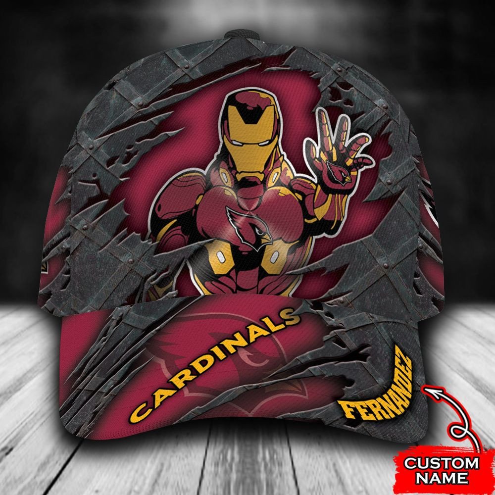 BEST Personalized Arizona Cardinals Iron Man custom Hat