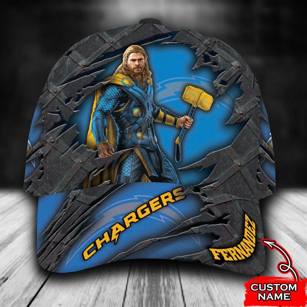 BEST Personalized Los Angeles Chargers Thor custom Hat