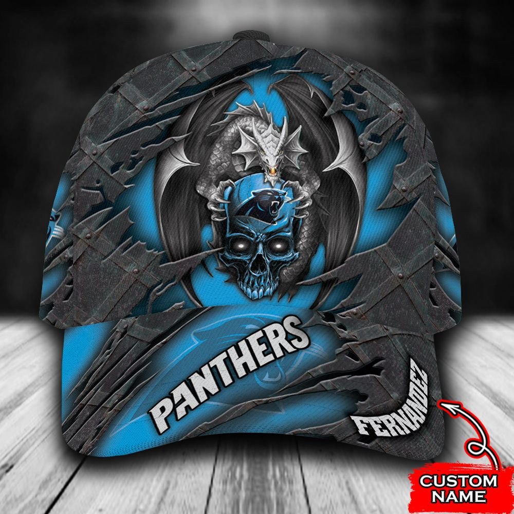 BEST Personalized Carolina Panthers Dragon custom Hat