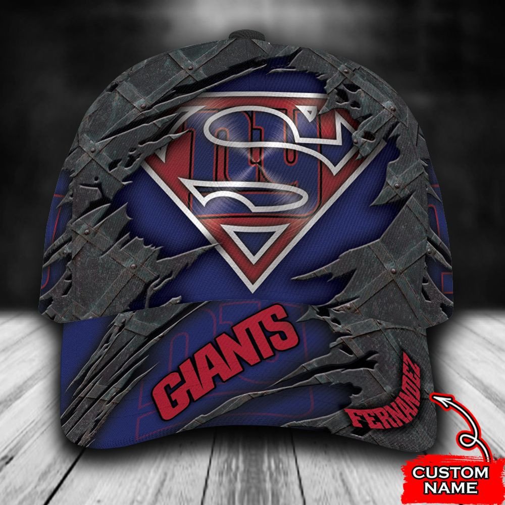 BEST Personalized New York Giants Superman custom Hat