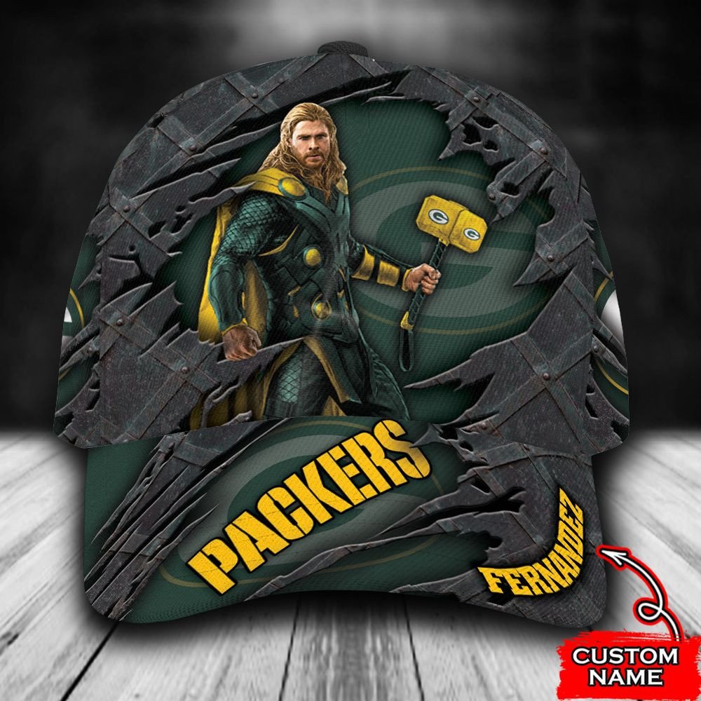 BEST Personalized Green Bay Packers Thor custom Hat