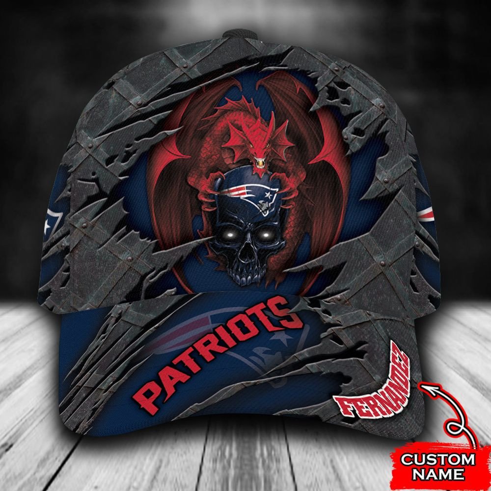 BEST Personalized New England Patriots Dragon custom Hat