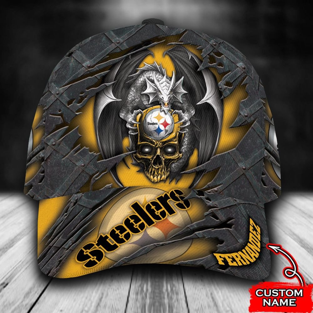 BEST Personalized Pittsburgh Steelers Dragon custom Hat