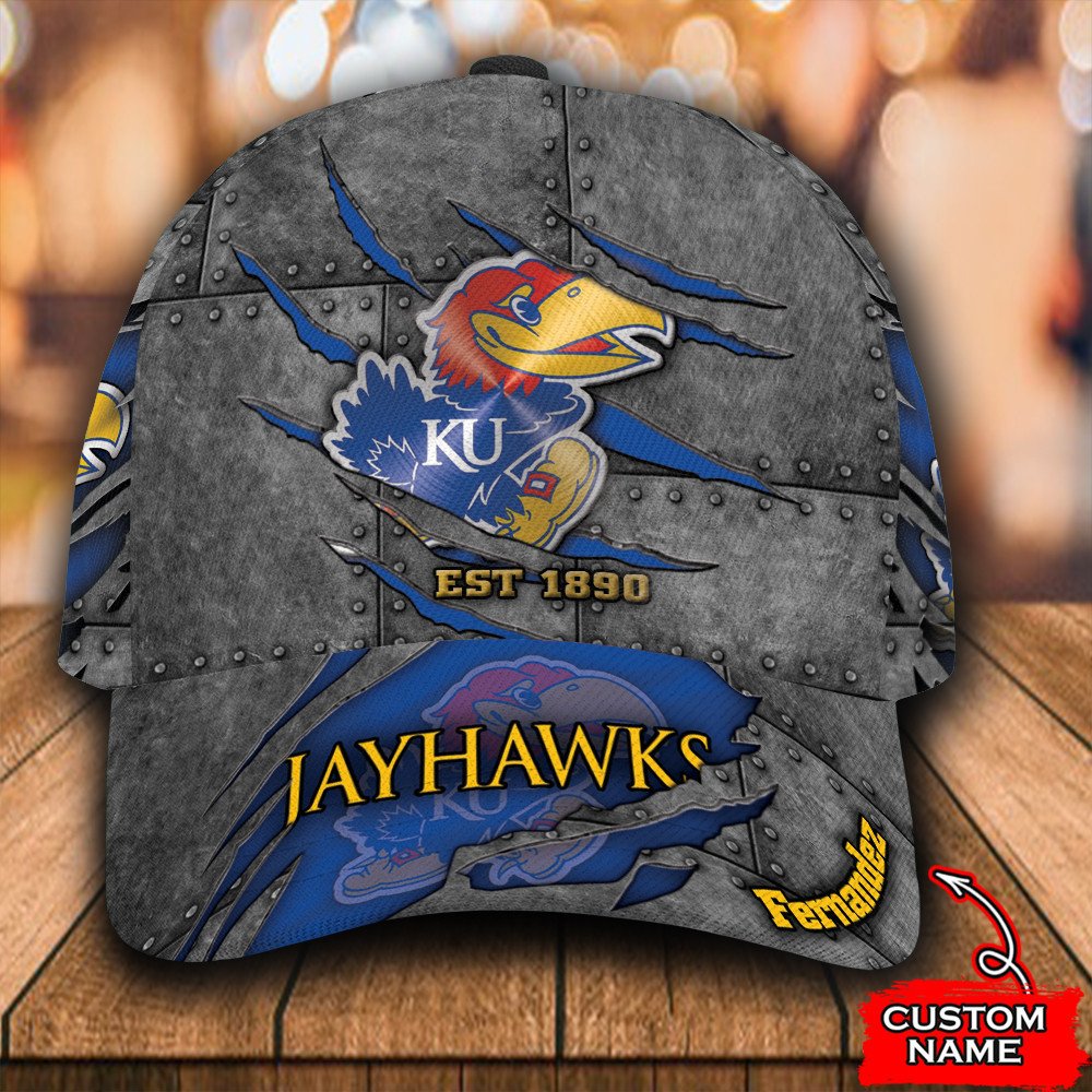 BEST Personalized Kansas Jayhawks custom Hat