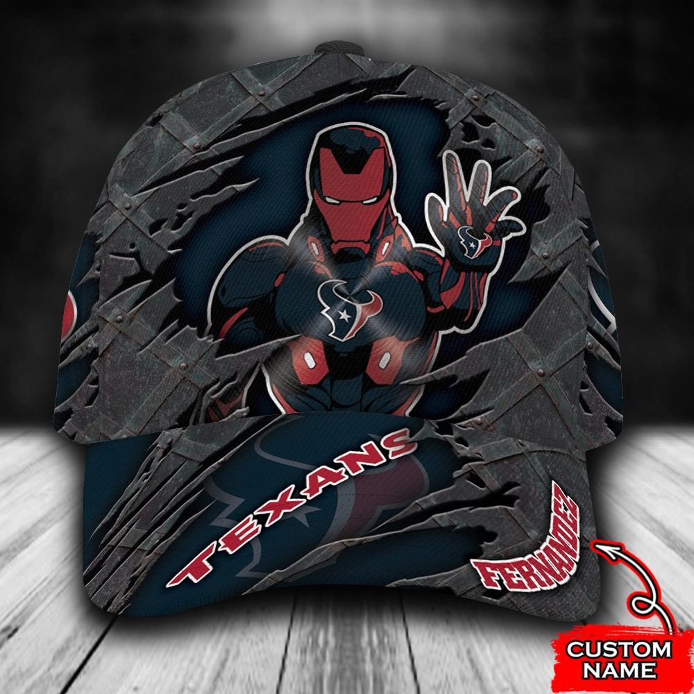 BEST Personalized Houston Texans Iron Man custom Hat