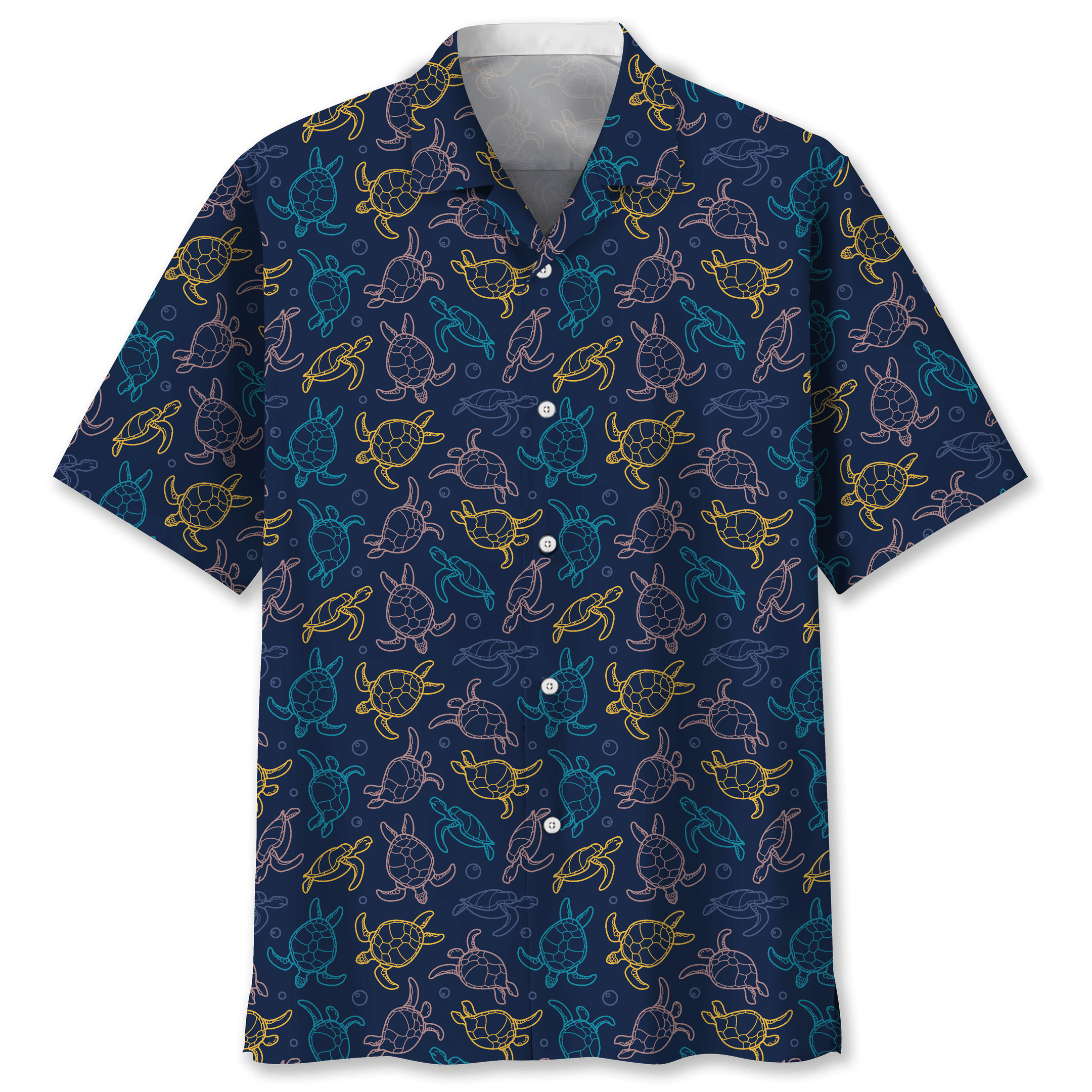 NEW Turtle Pattern Hawaiian Shirt