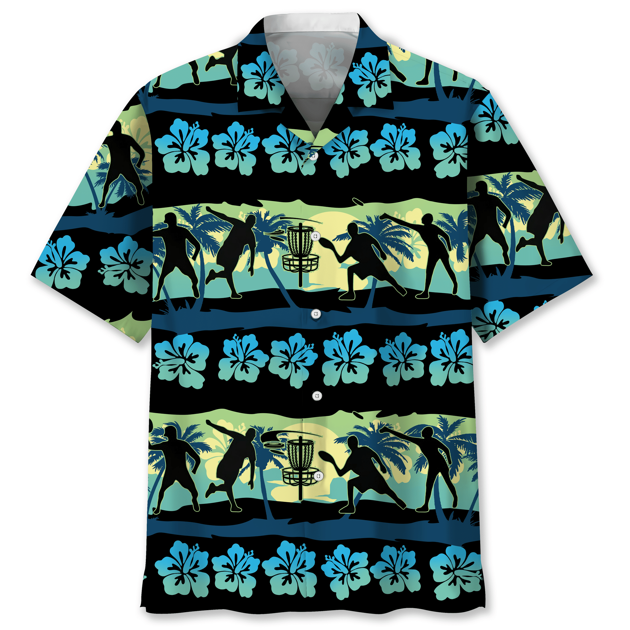 NEW Disc Golf Nature Beach Hawaiian Shirt