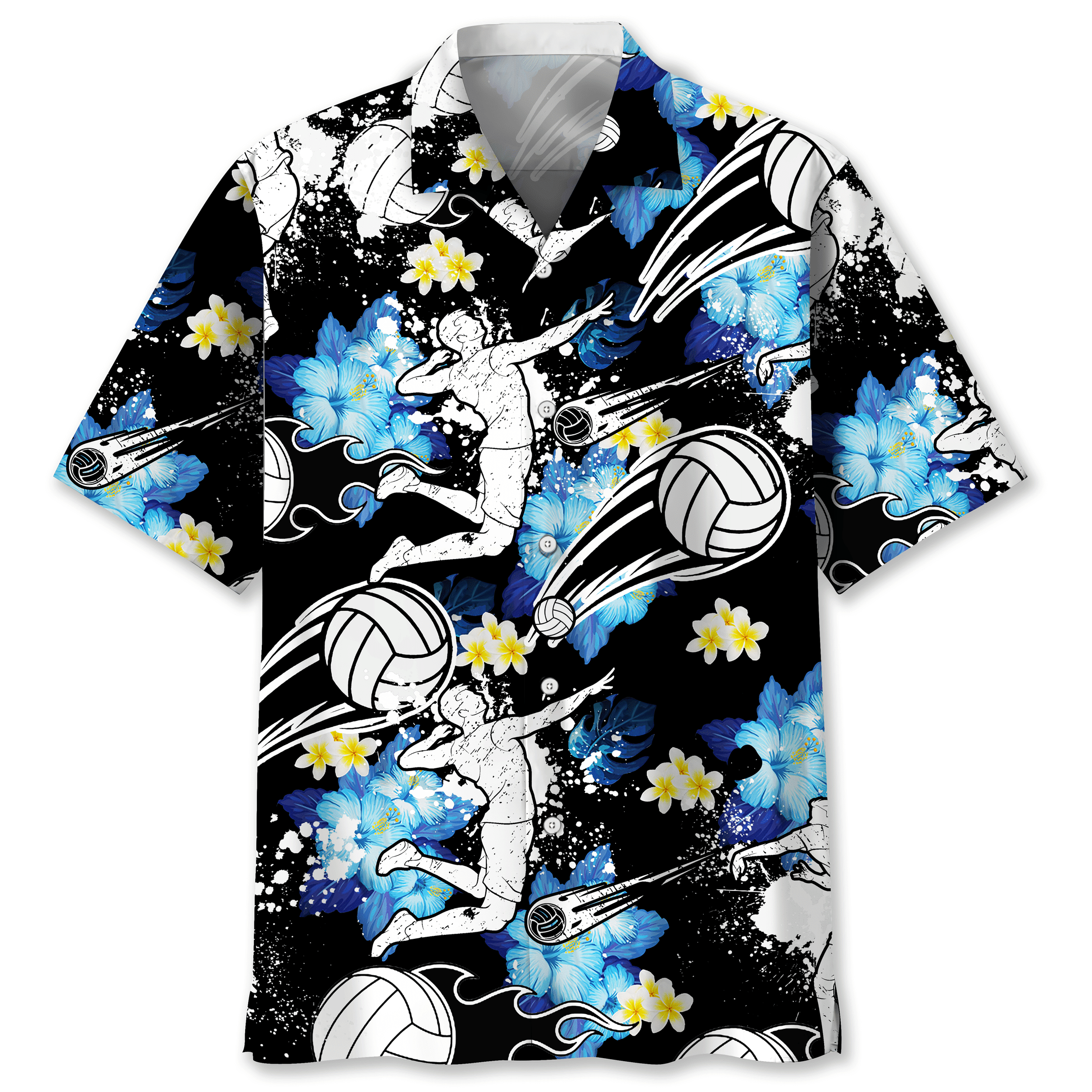 NEW Volleyball Blue Nature Hawaiian Shirt