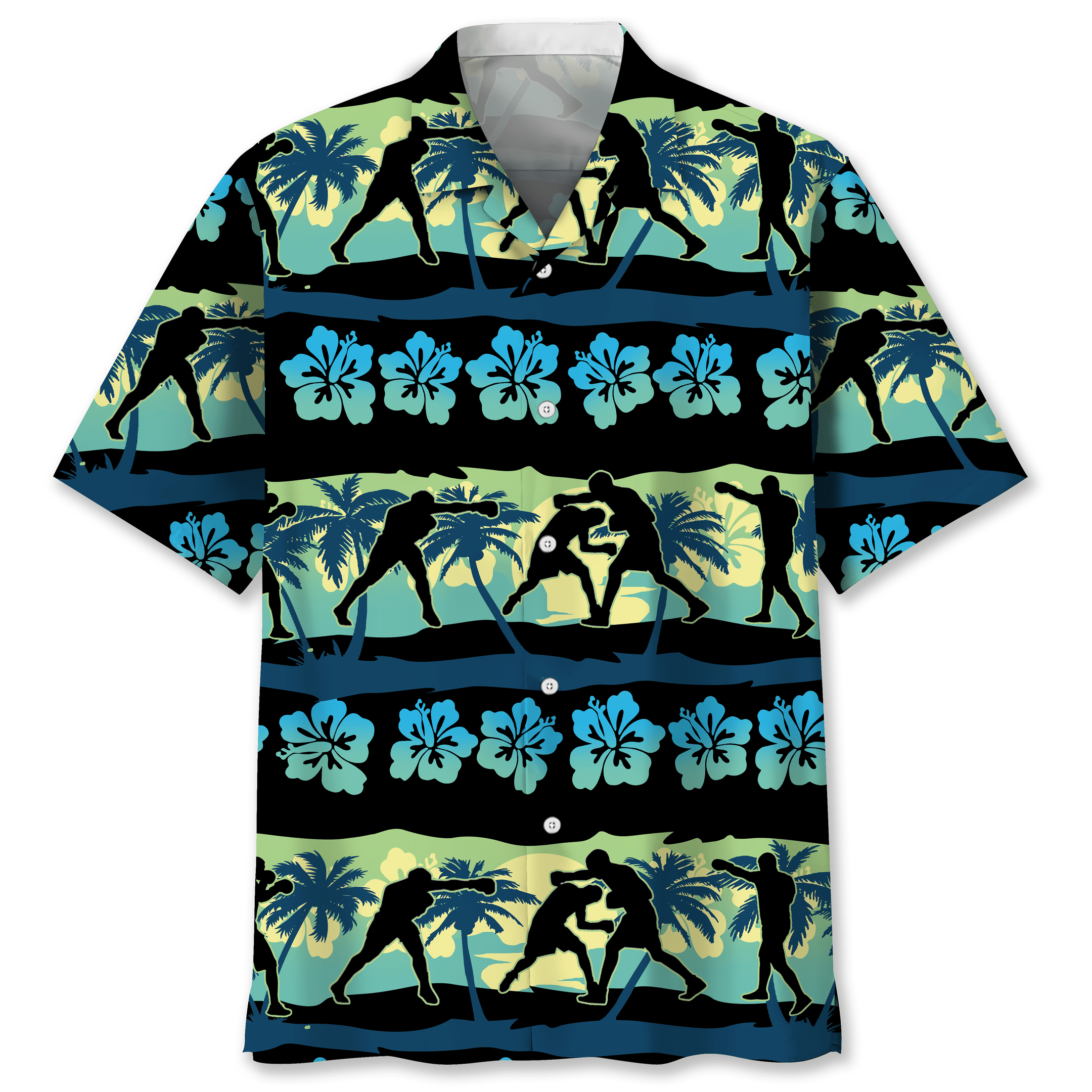 NEW Boxing Nature Beach Hawaiian Shirt