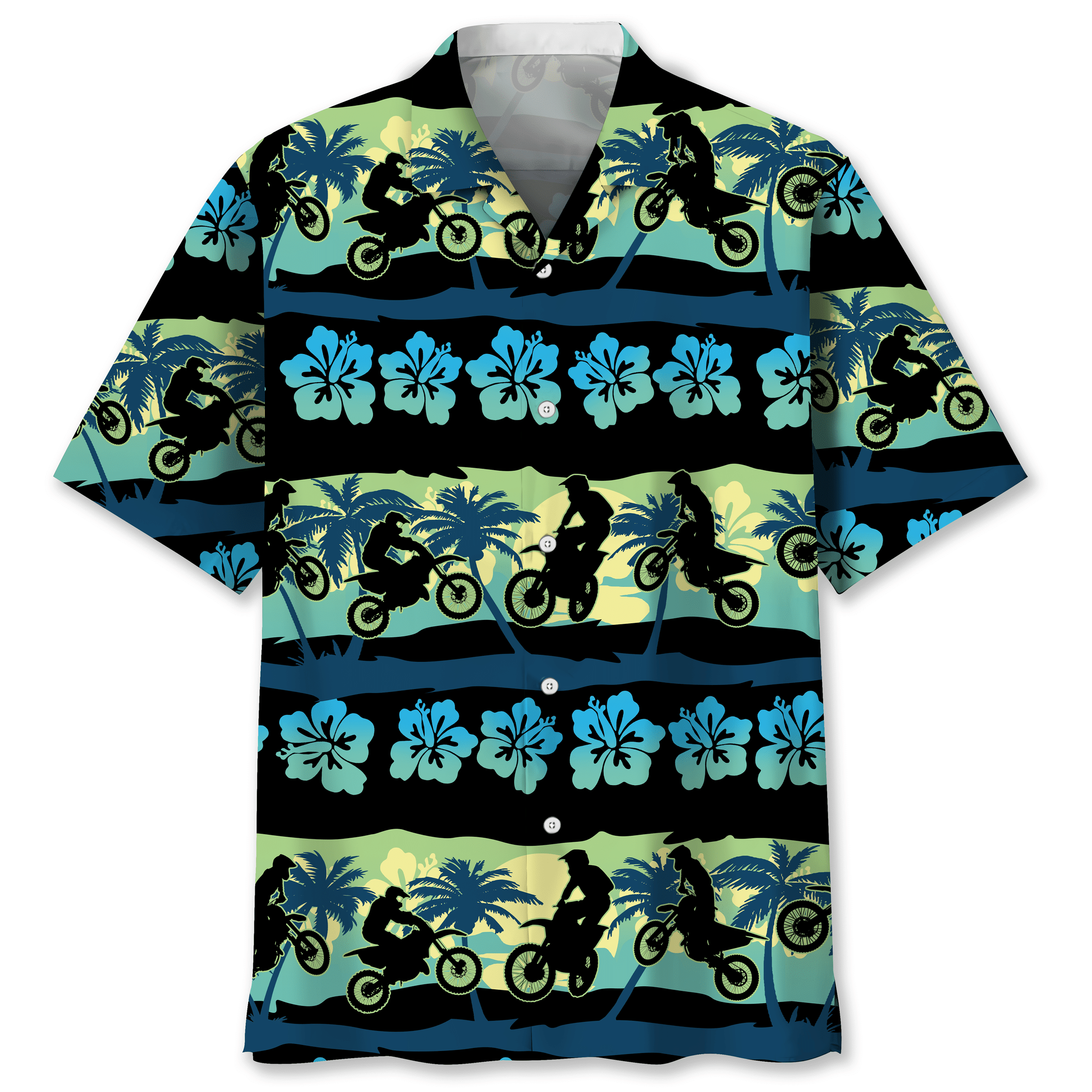 NEW Motocross Nature Beach Hawaiian Shirt