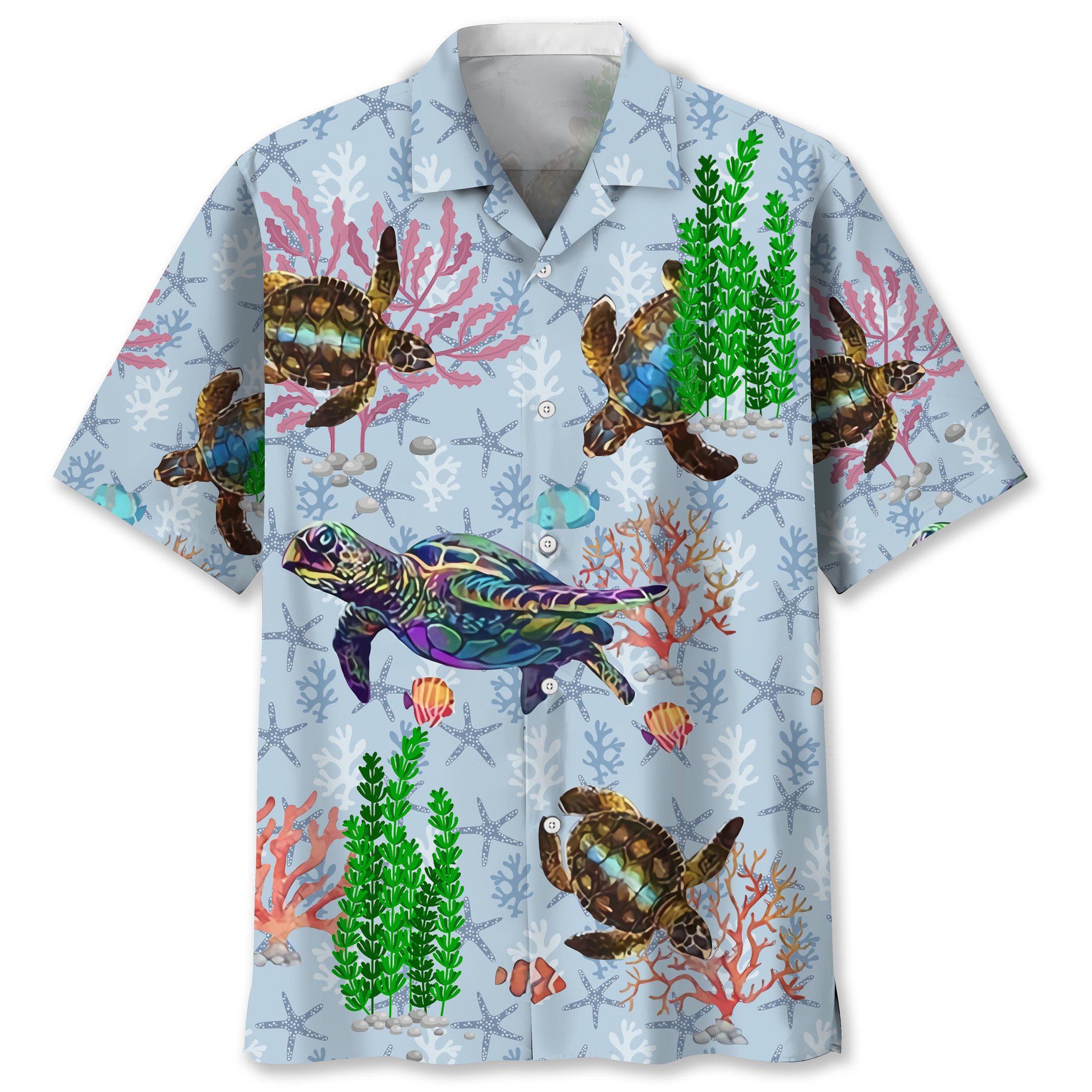 NEW Turtle Fly Beach Hawaiian Shirt