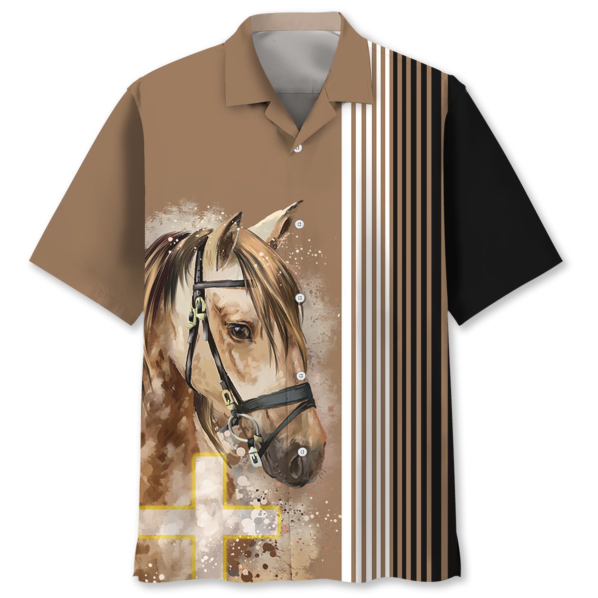 NEW Horse And Jesus Hawaiian Shirt