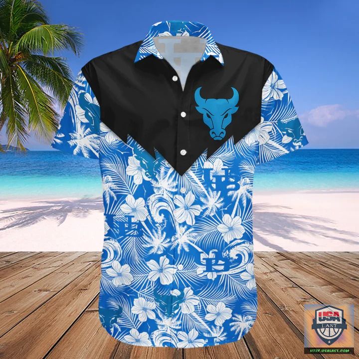 Buffalo Bulls NCAA Tropical Seamless Hawaiian Shirt
