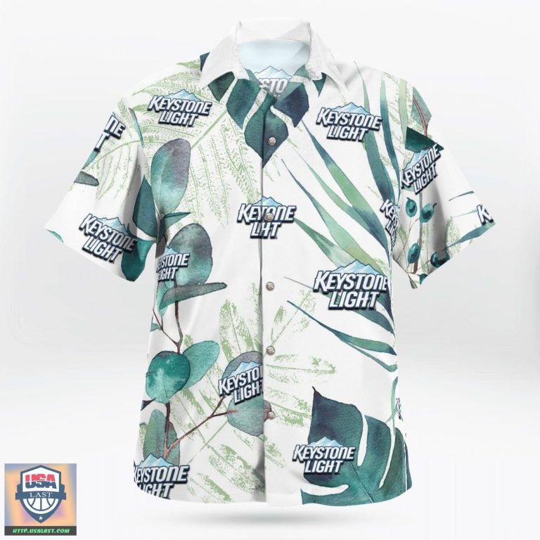 Best-Buy Keystone Light Beer Hawaiian Shirts Summer Short
