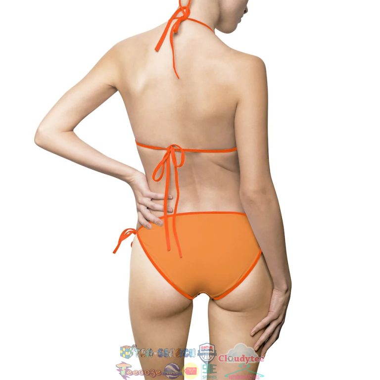 Human Rights LINFA Orange Two Piece Bikini Set Swimsuit Beach