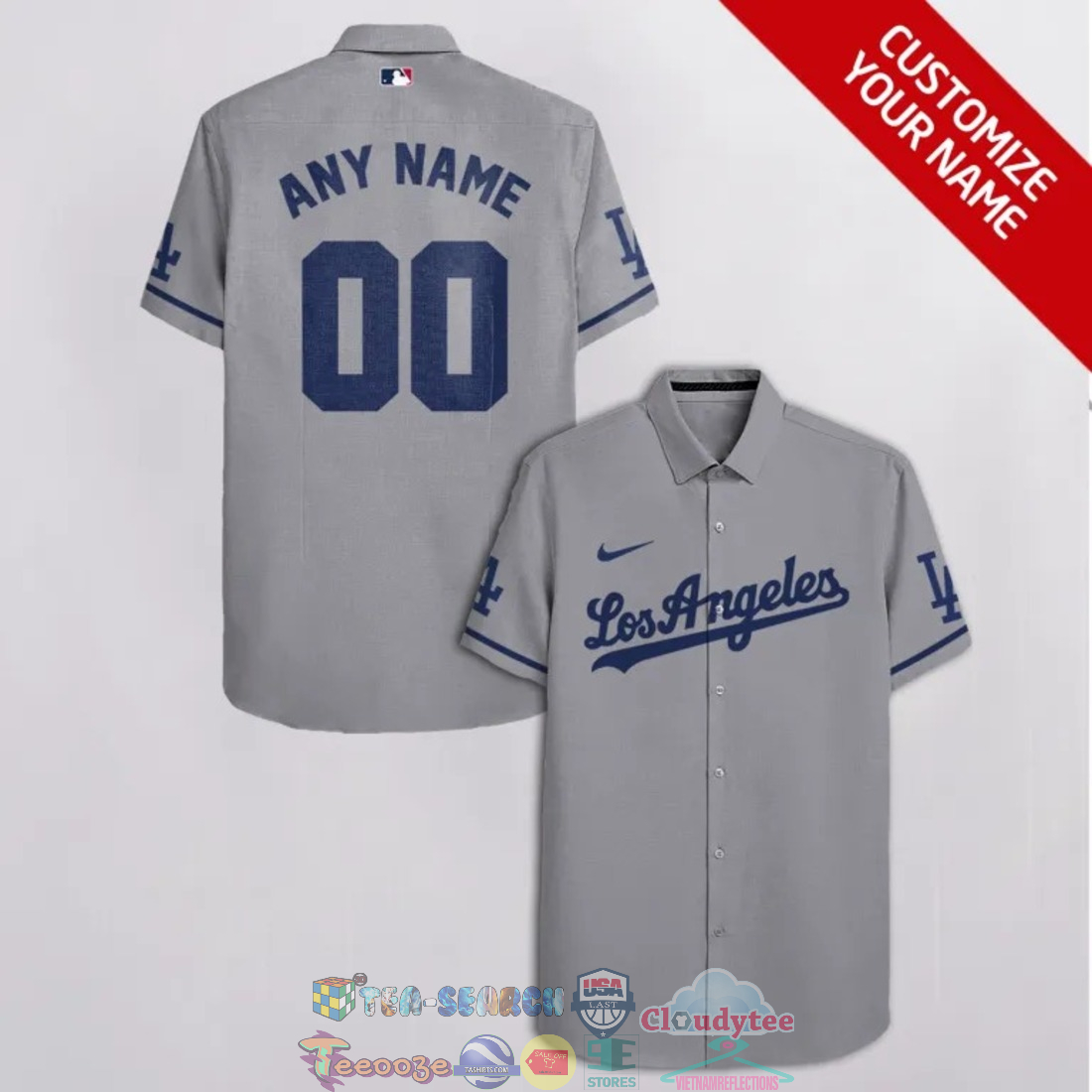 New Item Los Angeles Dodgers MLB Personalized Hawaiian Shirt