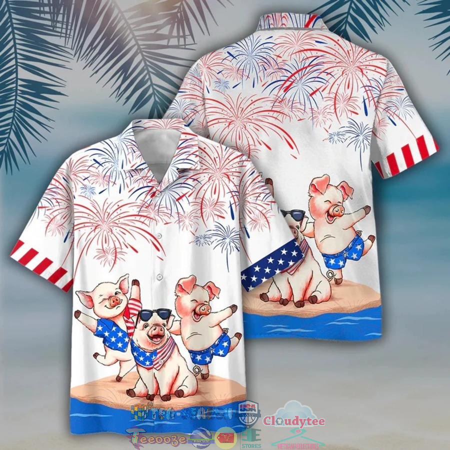 Pig Independence Day Is Coming Hawaiian Shirt