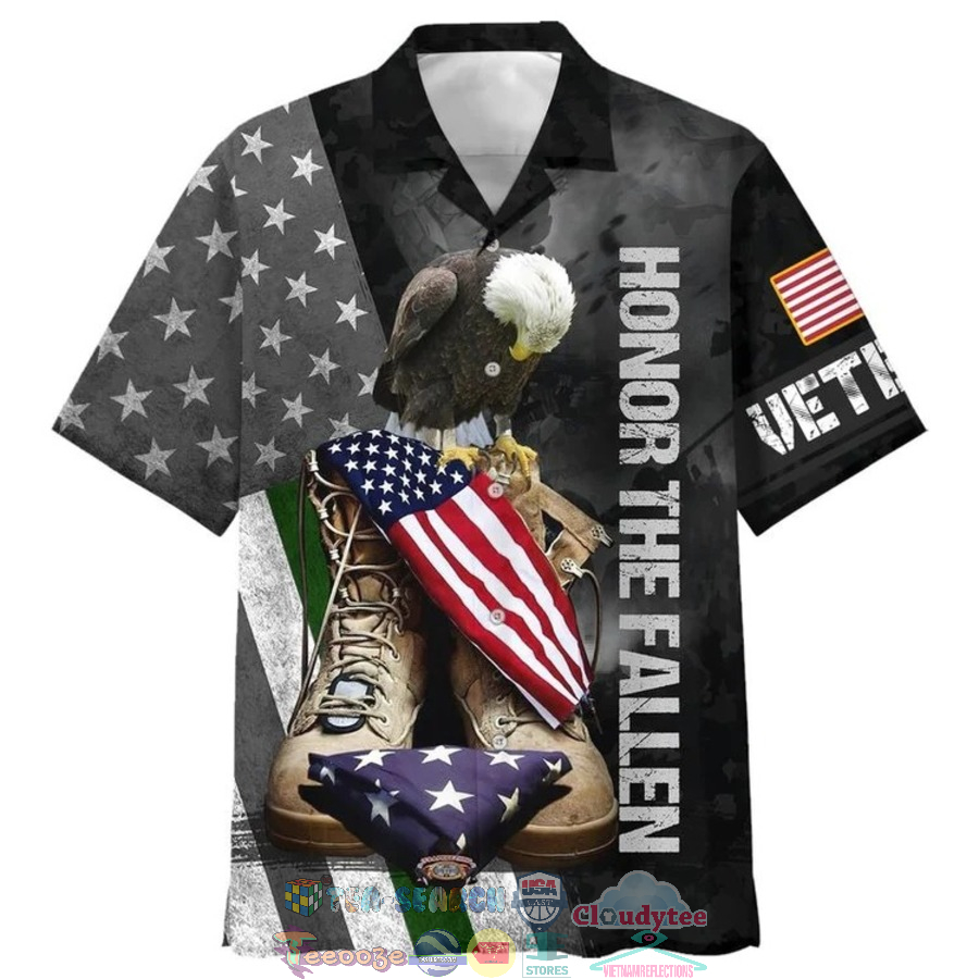 4th Of July Independence Day Eagle Veteran Honor The Fallen Hawaiian Shirt