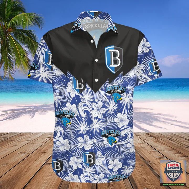 Bentley Falcons NCAA Tropical Seamless Hawaiian Shirt