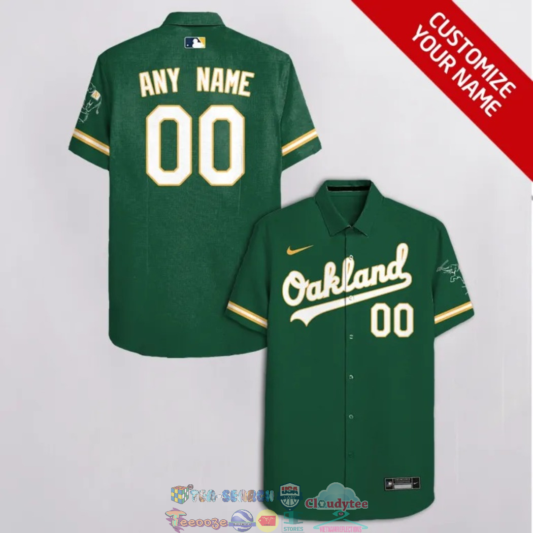 Official Design Oakland Athletics MLB Personalized Hawaiian Shirt