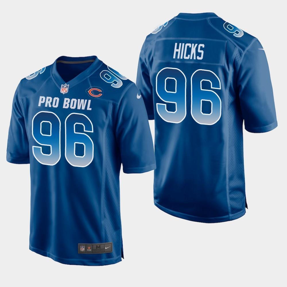 NEW Akiem Hicks Chicago Bears NFC 2019 Pro Bowl Football Jersey