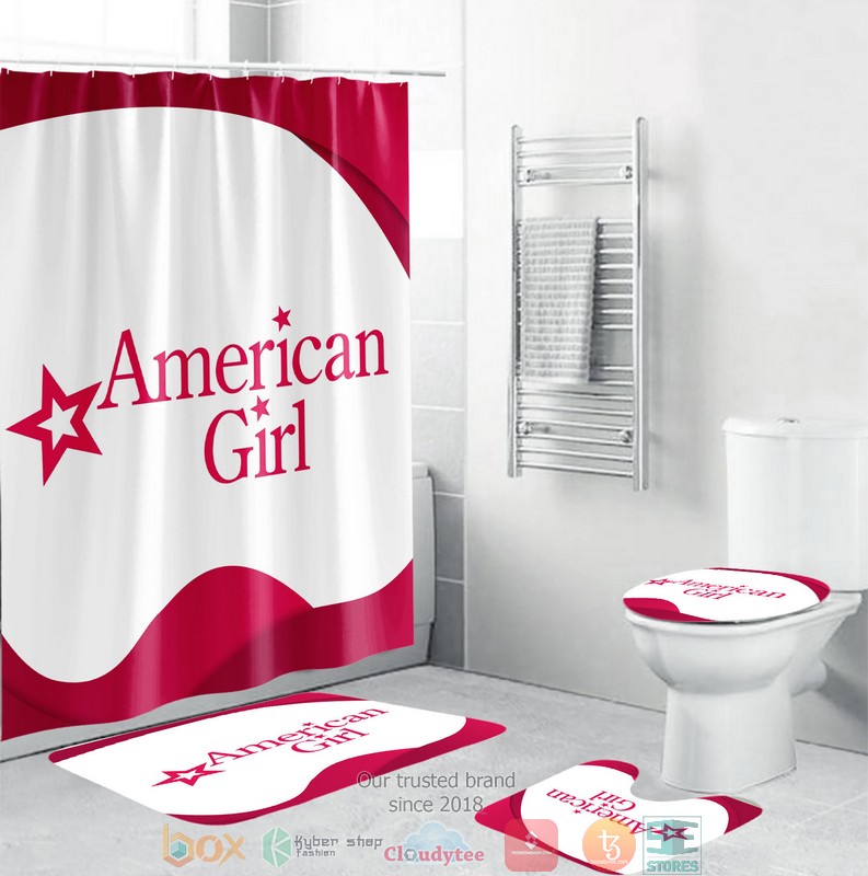 NEW American Girl shower curtain sets