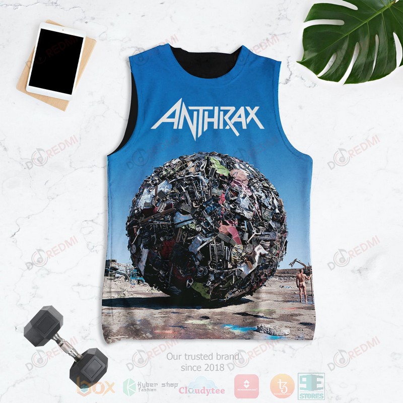 NEW Anthrax Stomp 442 Album 3D Tank Top