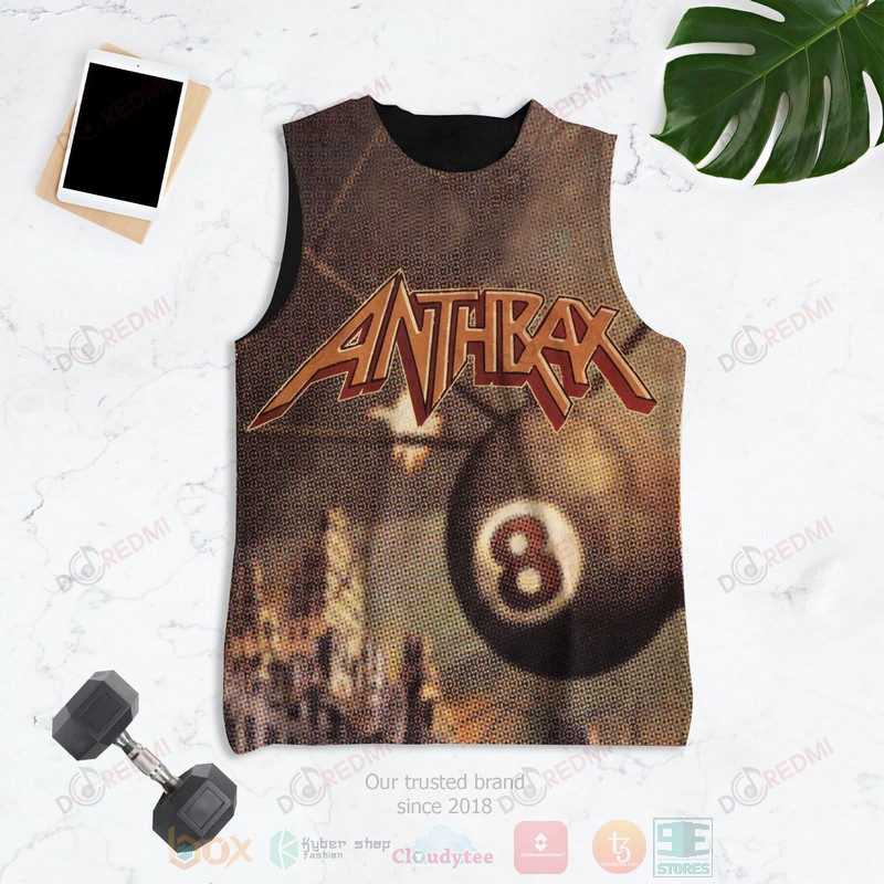 NEW Anthrax Volume 8 The Threat Is Real Album 3D Tank Top