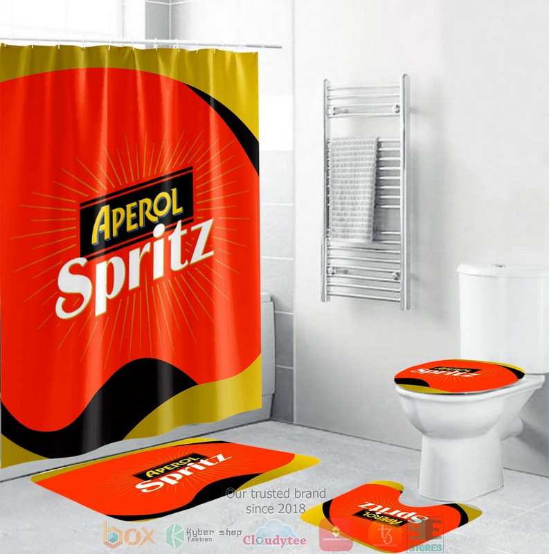 NEW Aperol Spritz shower curtain sets