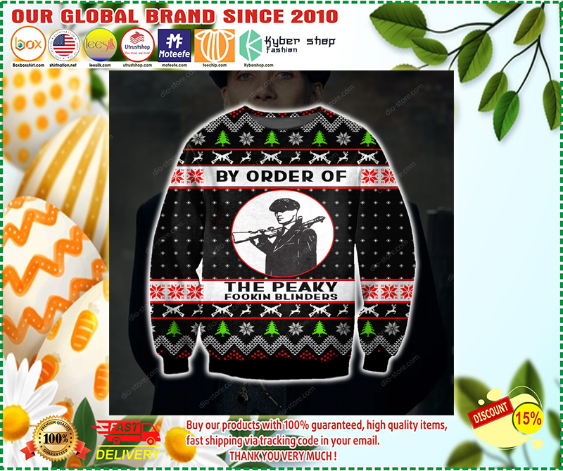 BY ORDER OF THE PEAKY BLINDERS UGLY CHRISTMAS SWEATER – BBS