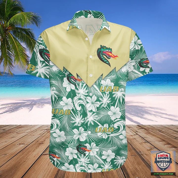 ExcellentUAB Blazers NCAA Tropical Seamless Hawaiian Shirt