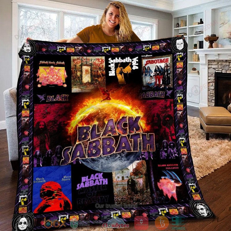 BEST Black Sabbath band Album covers 3D Quilt