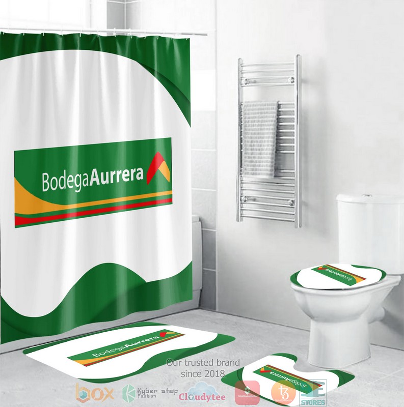 BEST Bodega Aurrera Shower curtain bathroom set