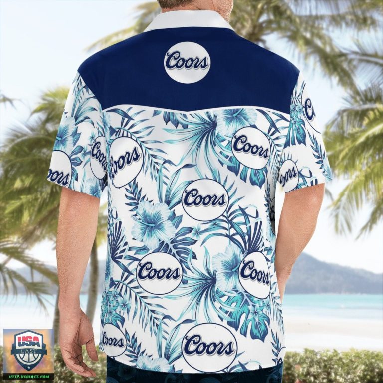 Hot Coors Brewing Beer Hawaiian Shirts Beach Short