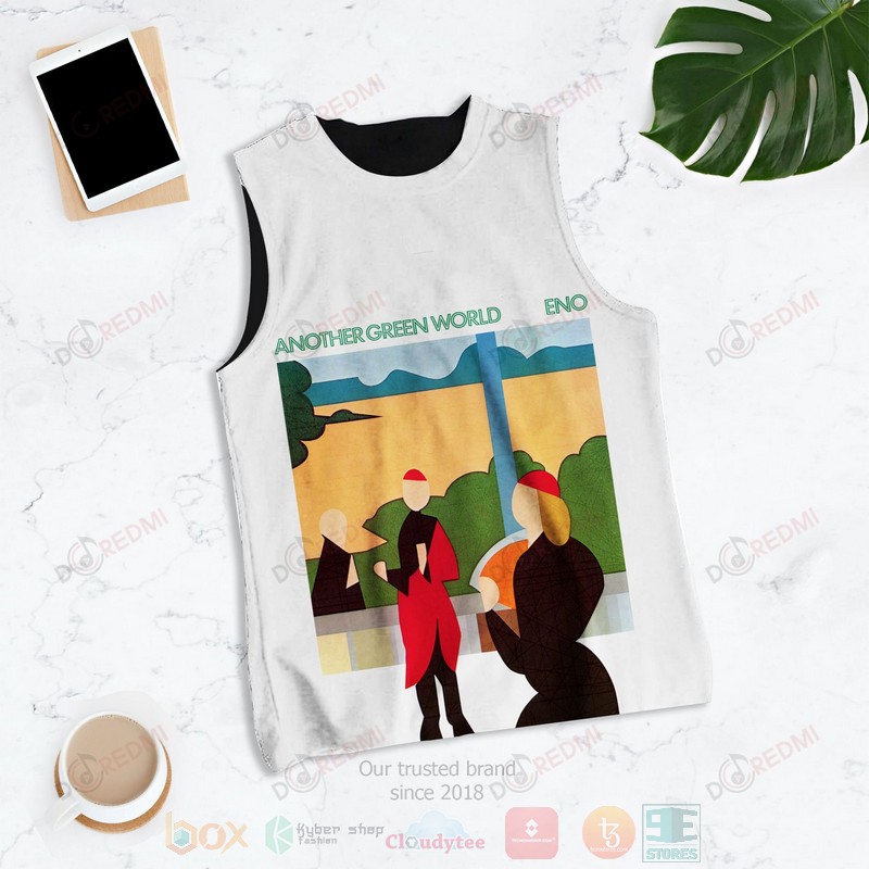 NEW Brian Eno Another Green World Album 3D Tank Top