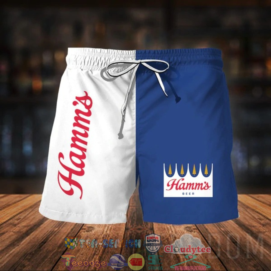 Hamm’s Beer Hawaiian Shorts