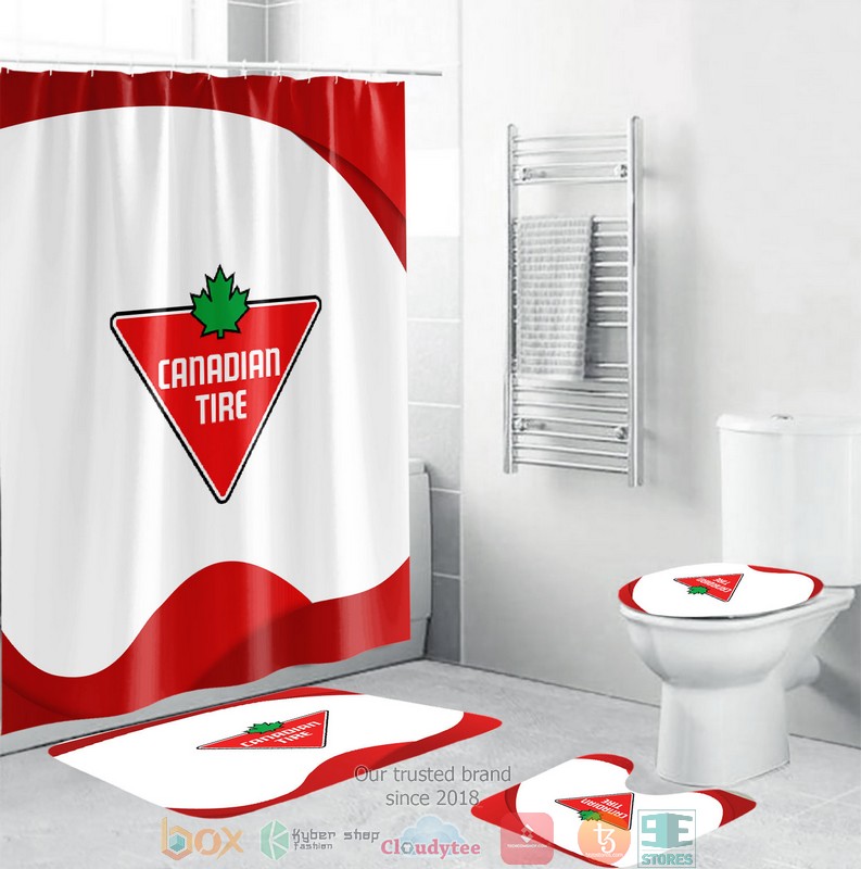 BEST Canadian Tire Shower curtain bathroom set
