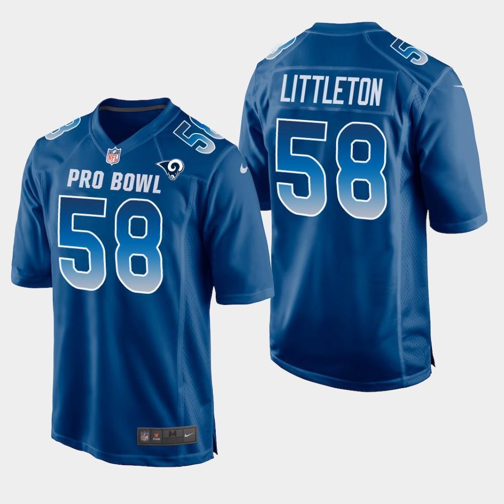 NEW Cory Littleton Los Angeles Rams NFC 2019 Pro Bowl Football Jersey