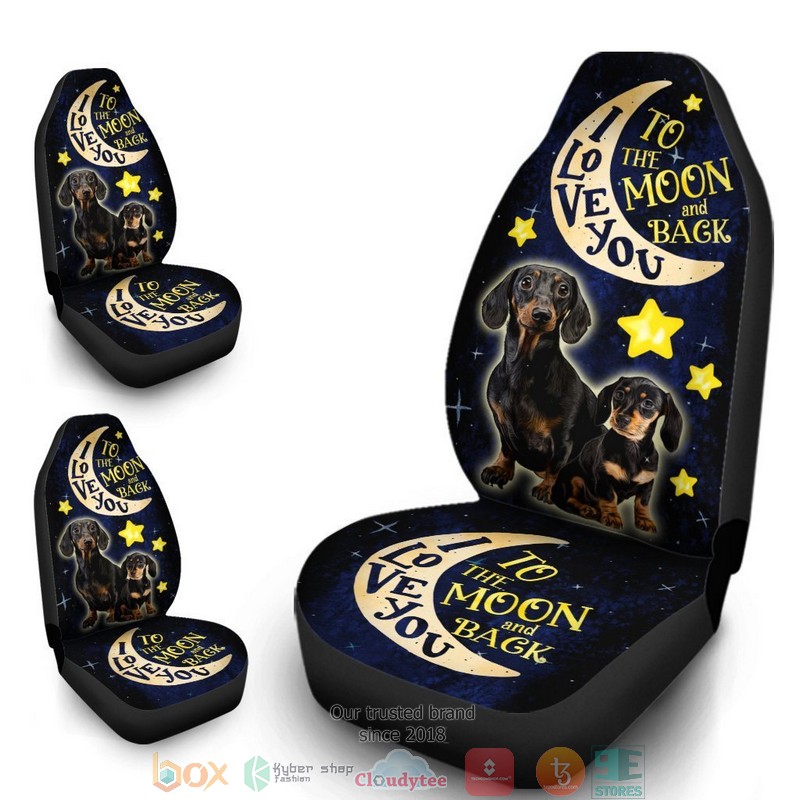 NEW Cute Dachshund Dachshund Dog Car Seat Covers